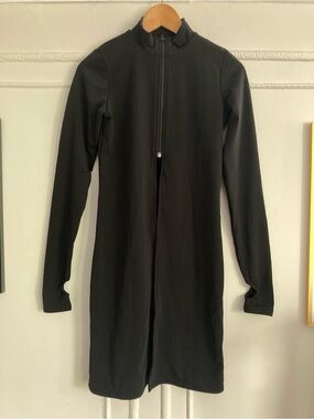 Blackmilk Black Long-Sleeve Zip-Up sweater